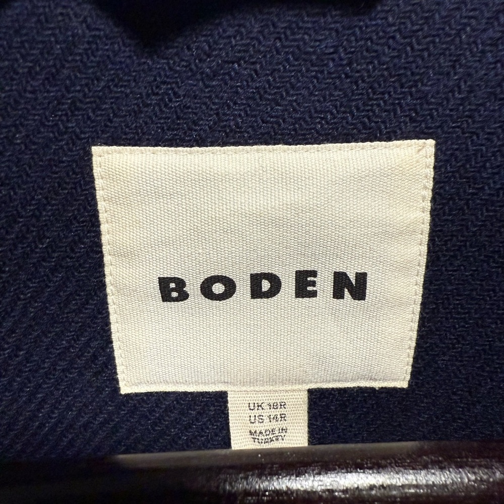 Navy Blue Women's Coat - Picture 9 of 11